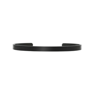 Minimal Cuff Bracelet - Black Edition