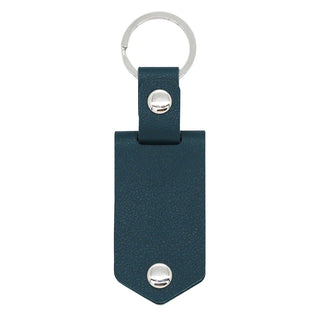 Leather Clip Photo Keychain