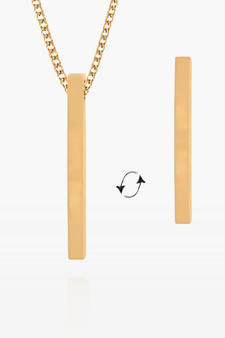 Bar Star Map Necklace