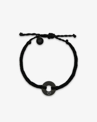 Circle Plate Bracelet - Black Edition