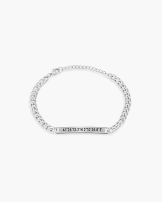 Pulsera de placa cubana