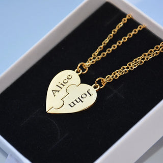 Heart Puzzle Necklace