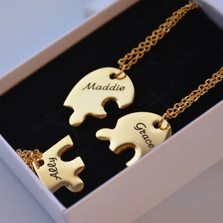 Heart Puzzle Necklace