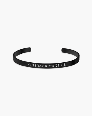 Pulsera minimalista - Edición negra